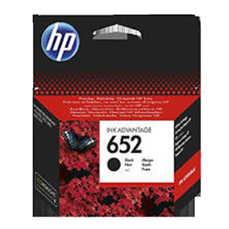 HP 652 BLACK INK CARTRIDGE